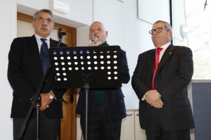 Da sinistra i presidenti Edgardo Zilioli, Roberto della Rovere e William Ricchi