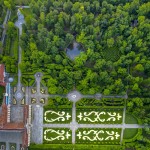 Veduta aerea del Giardino di Villa Arconati_ph. D. Fusaro