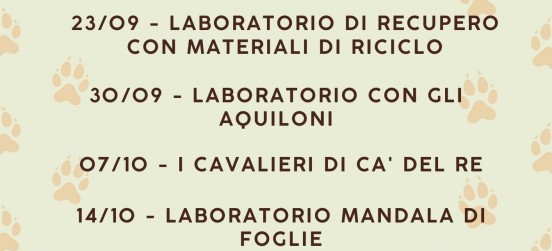 Tra cavalieri e fantasmi, il weekend diventa magico all’Info Point del Parco