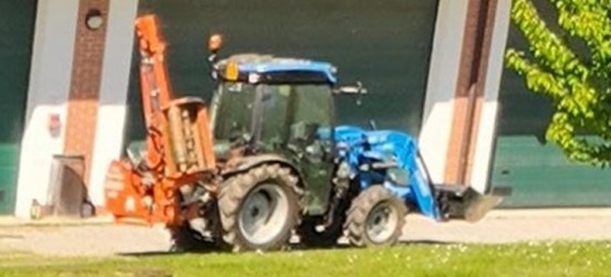 Rubato nella notte il trattore agricolo del Parco