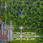 Veduta aerea del Giardino di Villa Arconati_ph. D. Fusaro