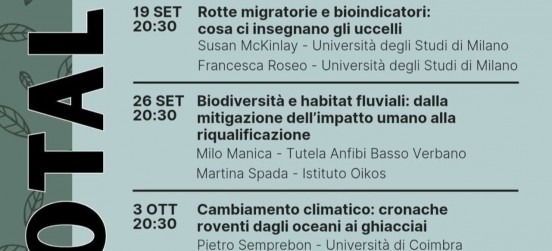 Al Parco delle Groane i “BioTalks”: quattro incontri tra natura, biodiversità e clima
