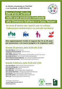 Locandina presentazione SCU_Sistema Parchi