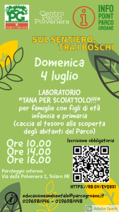 Locandina laboratorio scoiattolo