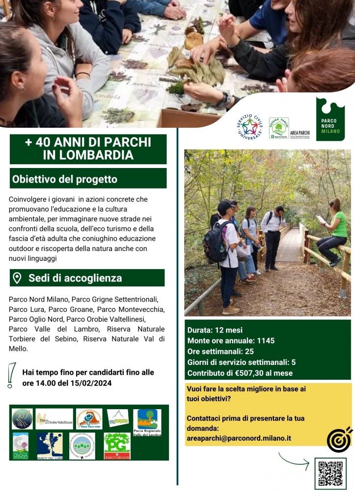 + 40 anni di Parchi in Lombardia