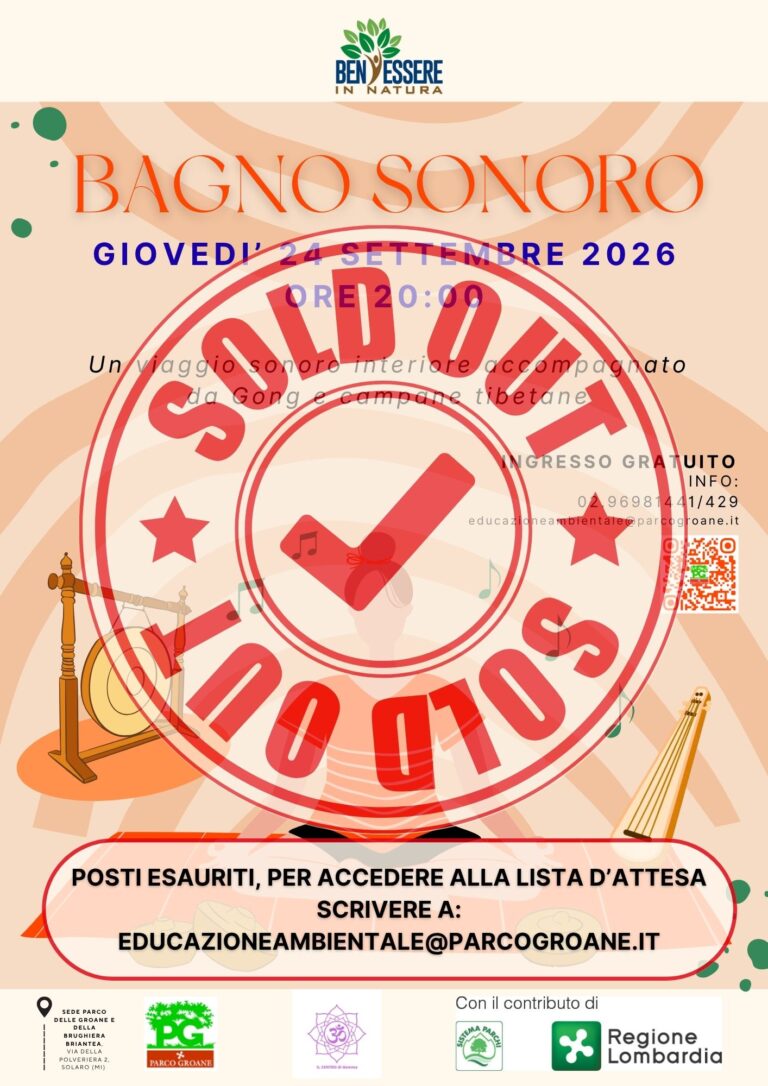 BAGNO SONORO 2026 - sold out